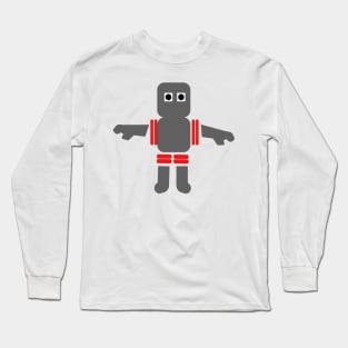 robot vector illustration Long Sleeve T-Shirt